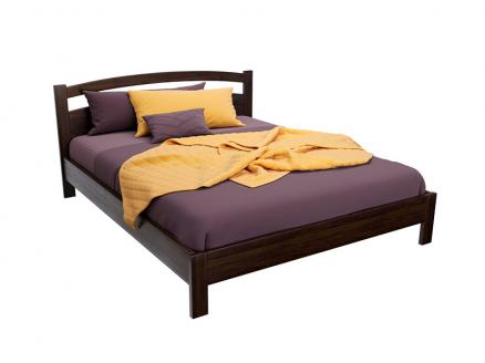 Двуспальная Кровать из массива Vesta Dark Brown 160 x 200